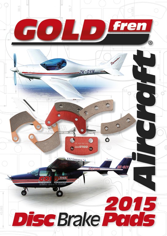 GOLDfren Small Aircraft Brake pads and Disc